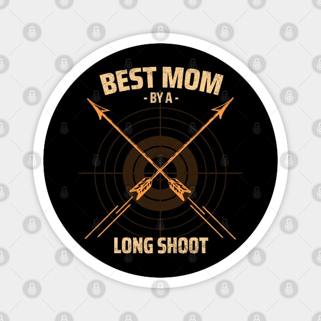 archery mom Magnet by Ojo Dewe